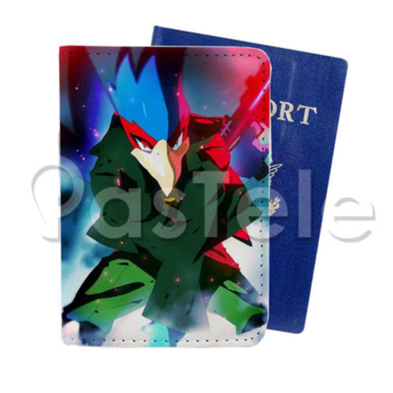 Melee Falco Super Smash Bros Custom PU Leather Passport Travel Baggage Cover