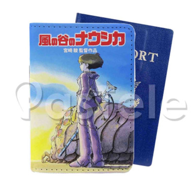 Nausica of the Valley of the Wind Custom PU Leather Passport Travel Baggage Cover