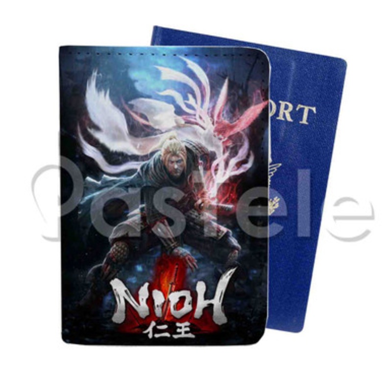 Nioh Custom PU Leather Passport Travel Baggage Cover