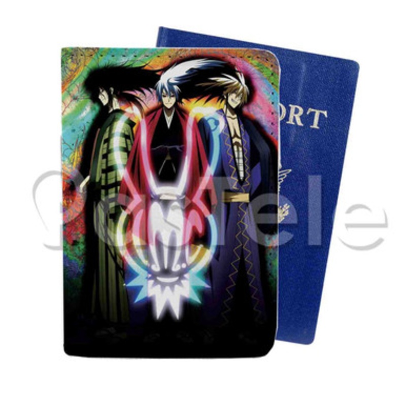 Nura Rise of the Yokai Clan Demon Capital Custom PU Leather Passport Travel Baggage Cover
