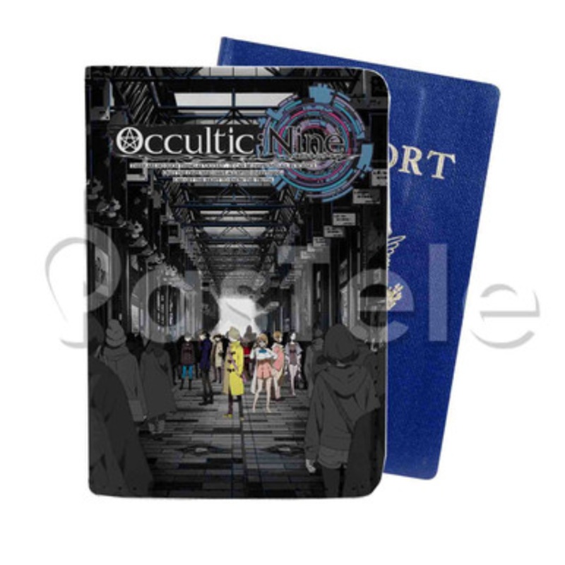 Occultic Nine Custom PU Leather Passport Travel Baggage Cover