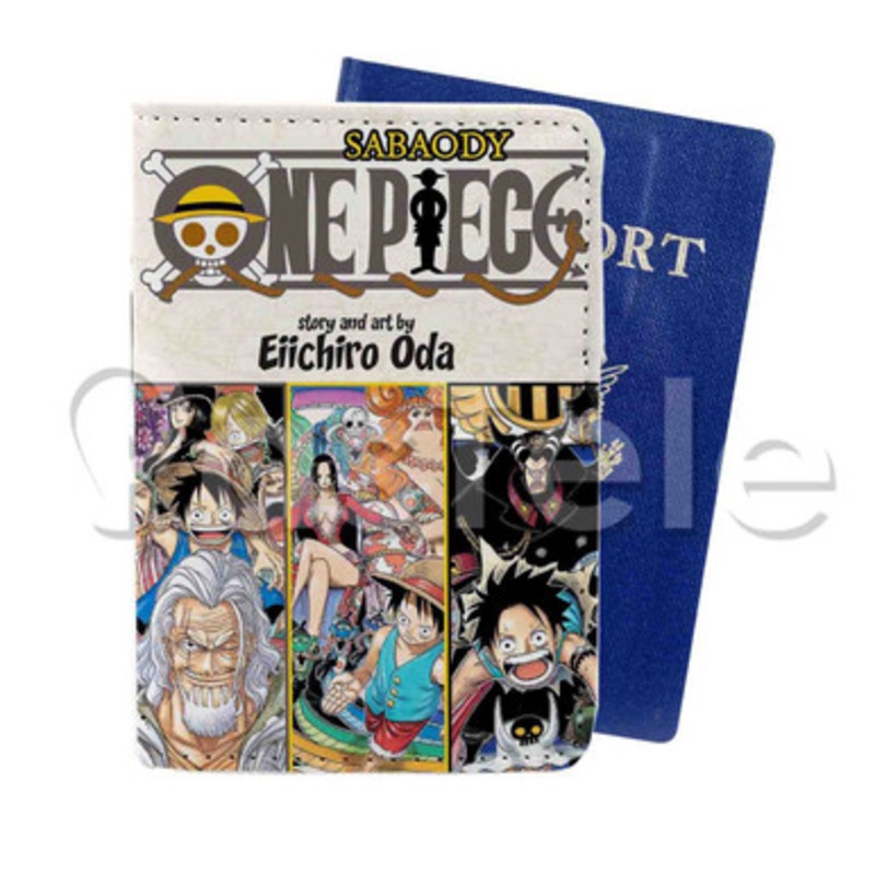 One Piece Omnibus Edition Custom PU Leather Passport Travel Baggage Cover