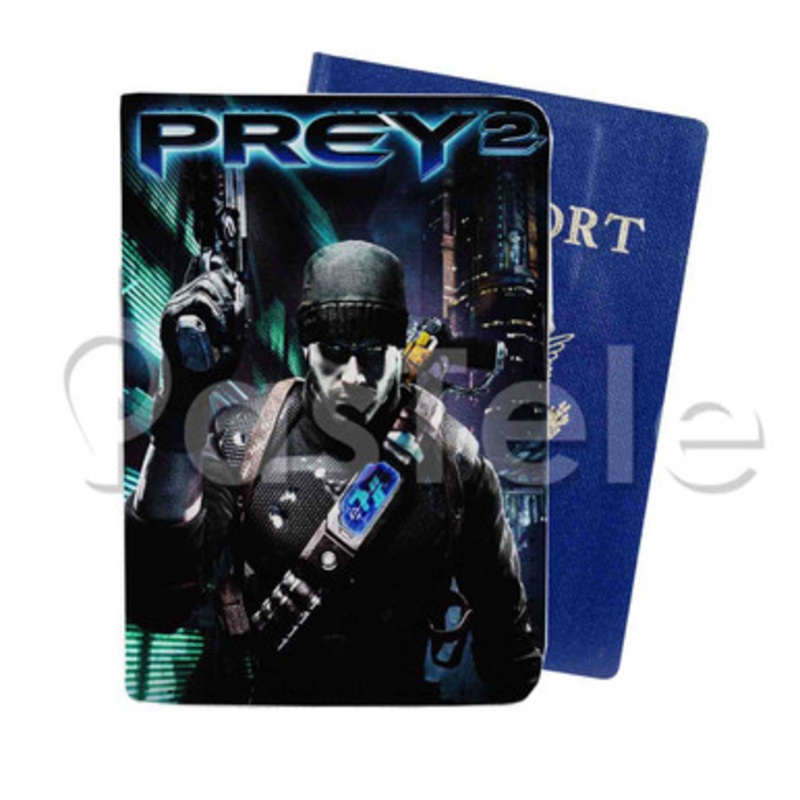 Prey 2 Custom PU Leather Passport Travel Baggage Cover