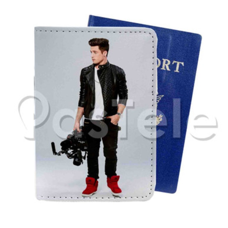 Sawyer Hartman Custom PU Leather Passport Travel Baggage Cover