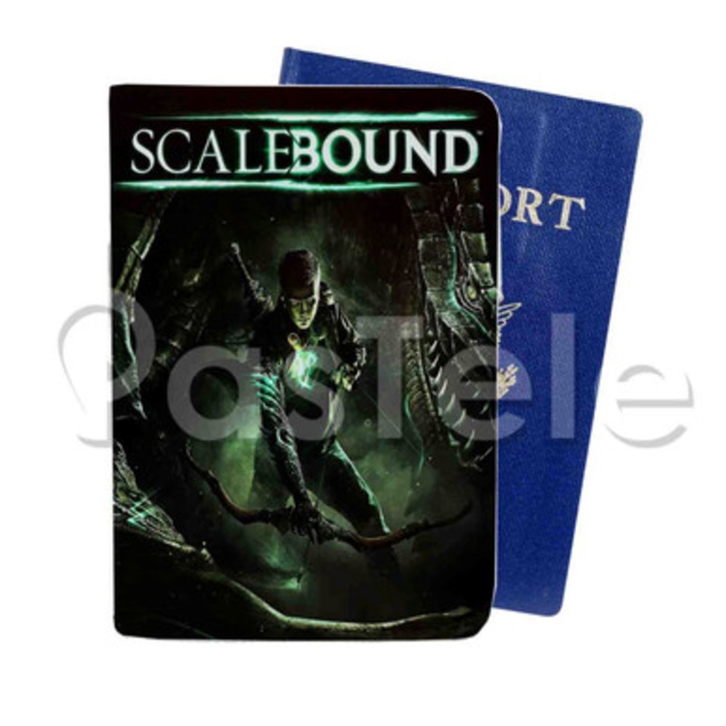 Scalebound Custom PU Leather Passport Travel Baggage Cover