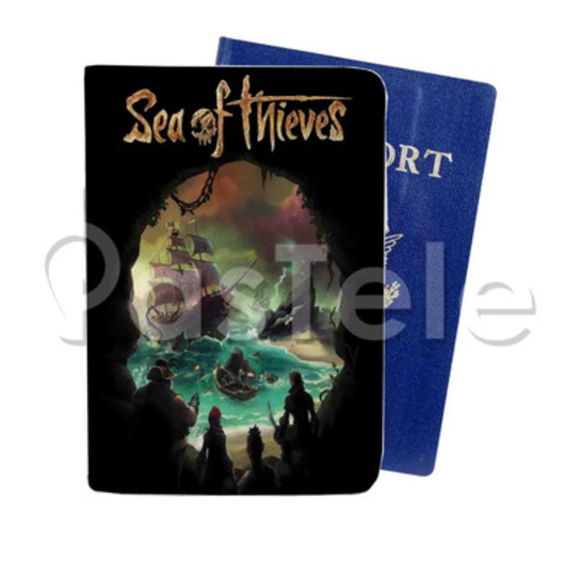 Sea of Thieves Custom PU Leather Passport Travel Baggage Cover