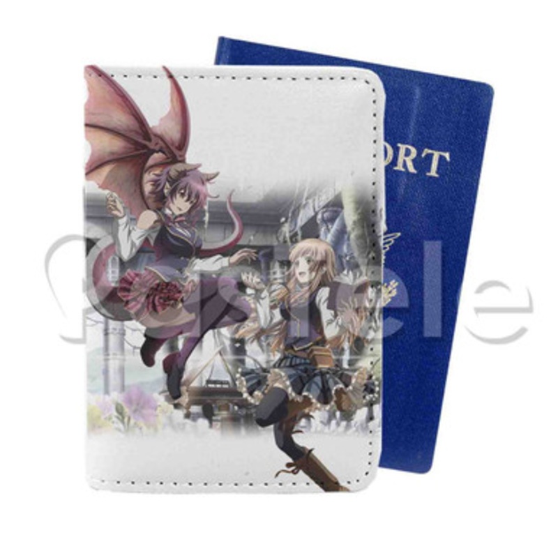 Shingeki no Bahamut Manaria Friends Custom PU Leather Passport Travel Baggage Cover