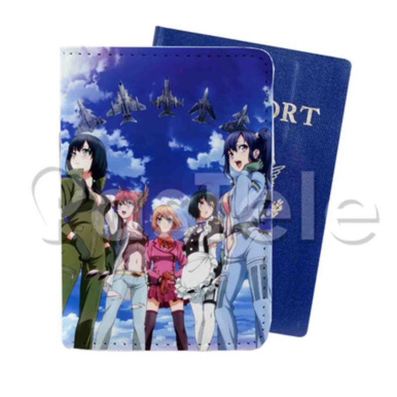 Shirobako Custom PU Leather Passport Travel Baggage Cover