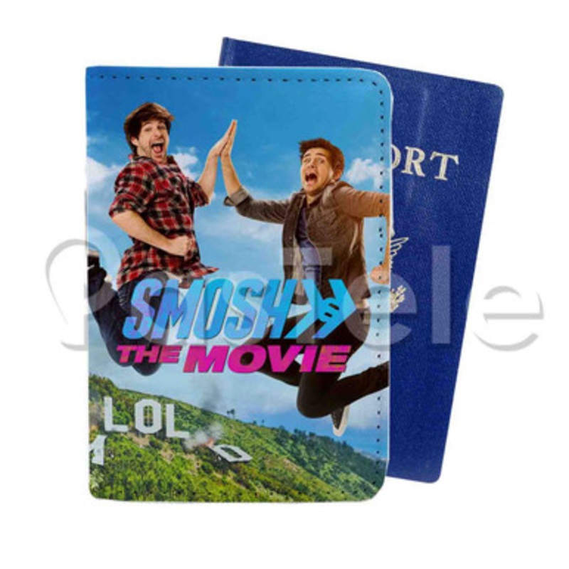 Smosh Custom PU Leather Passport Travel Baggage Cover