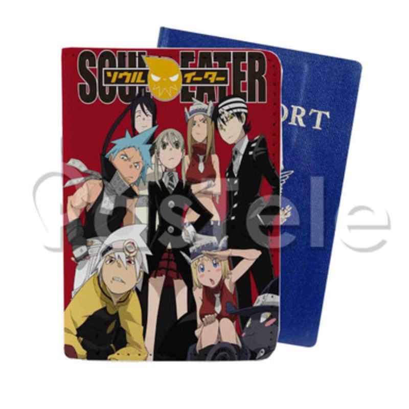 Soul Eater Custom PU Leather Passport Travel Baggage Cover