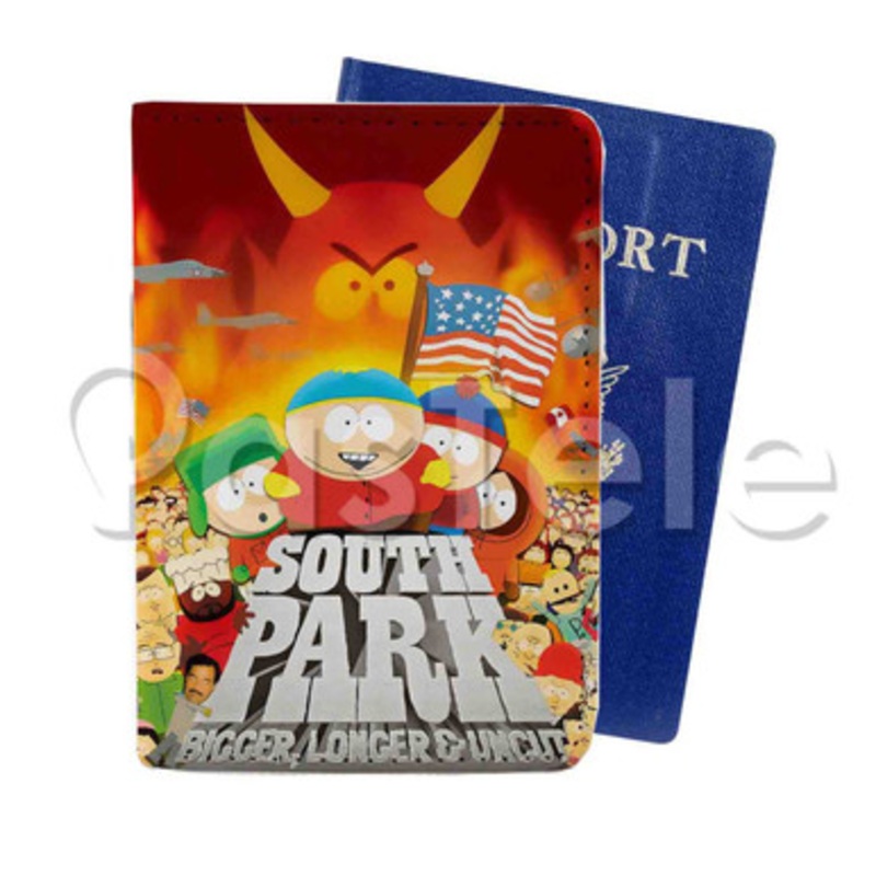 South Park Bigger Longer and Uncut Custom PU Leather Passport Travel Baggage Cover