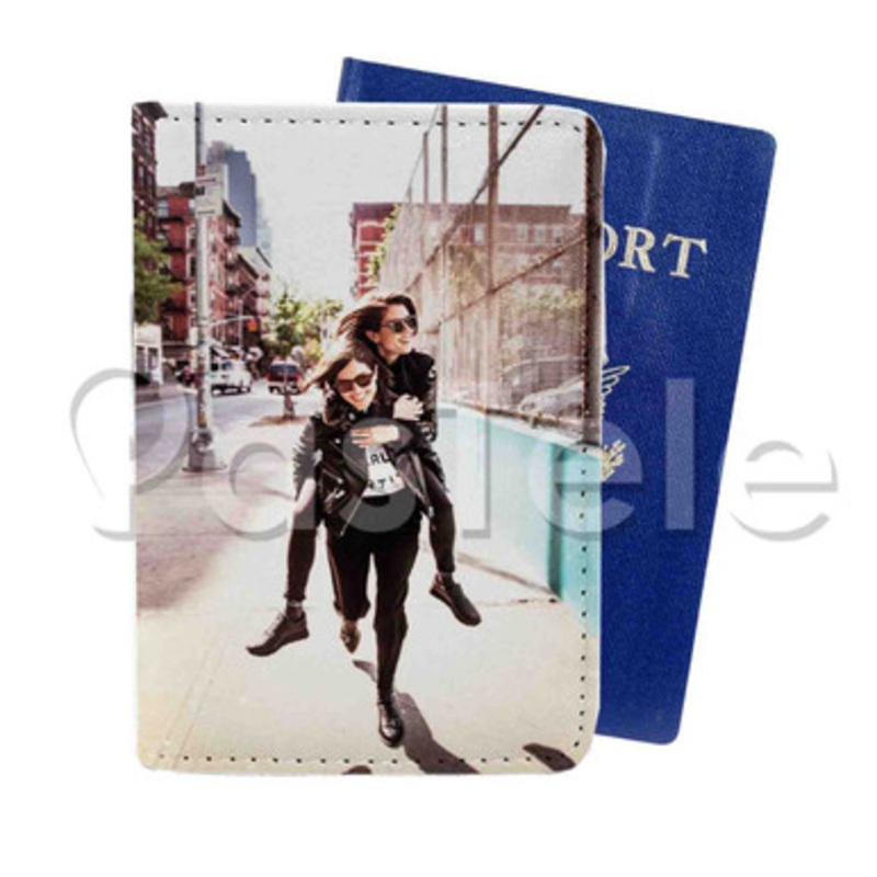 Tegan and Sara Custom PU Leather Passport Travel Baggage Cover