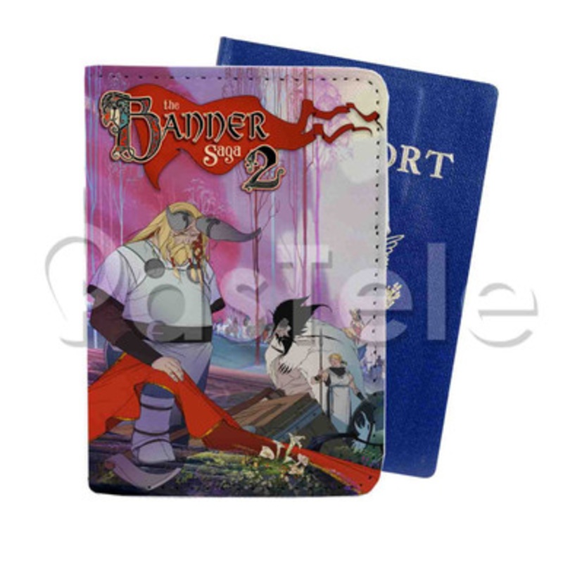 The Banner Saga 2 Custom PU Leather Passport Travel Baggage Cover