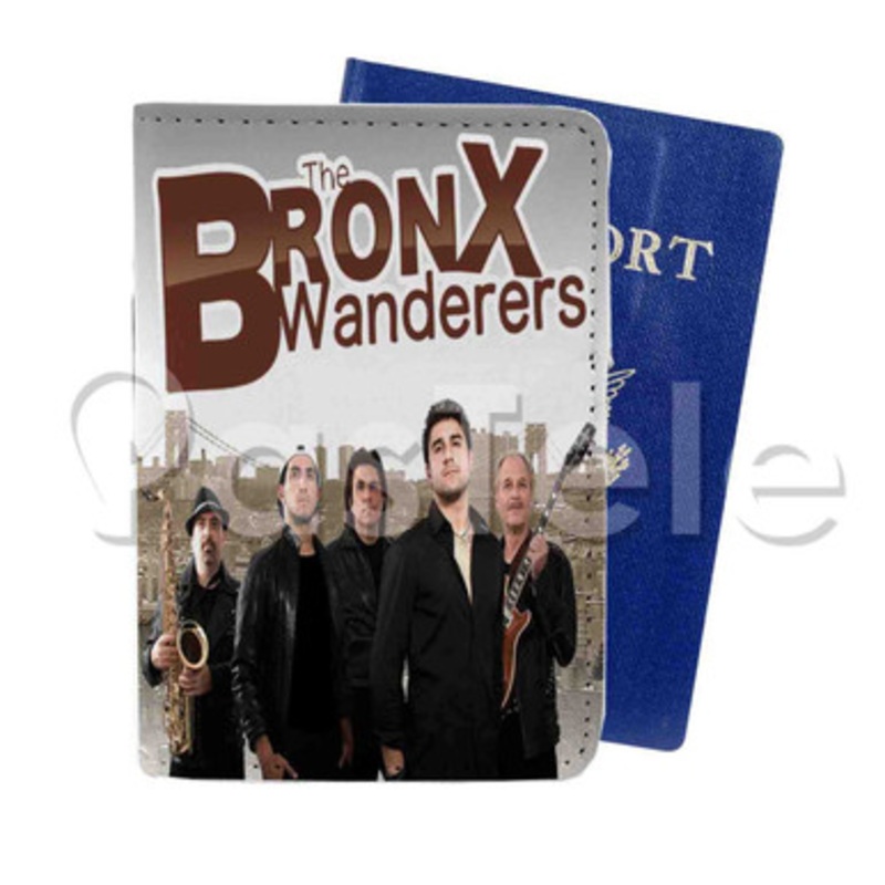 The Bronx Wanderers Custom PU Leather Passport Travel Baggage Cover