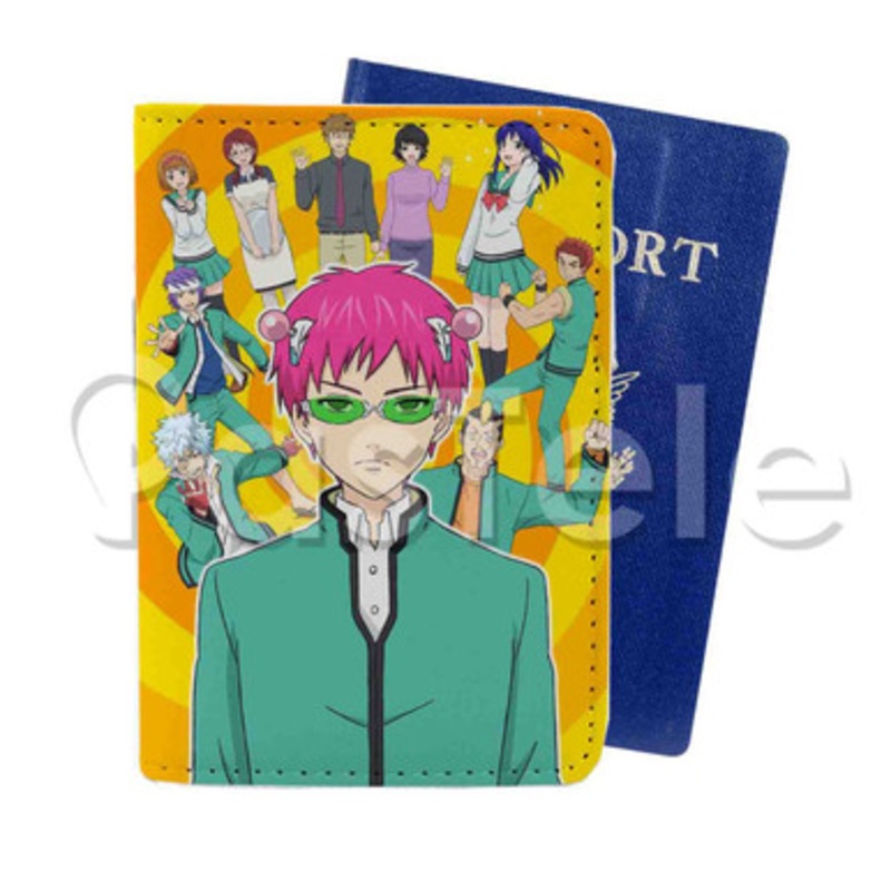 The Disastrous Life of Saiki K 2 Custom PU Leather Passport Travel Baggage Cover