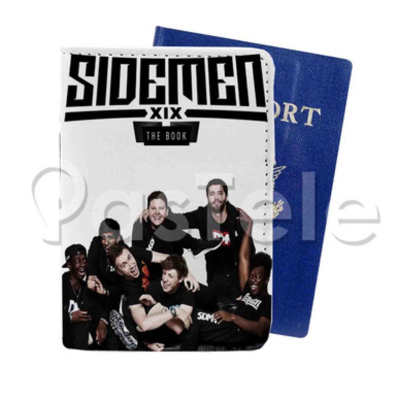 The Sidemen Custom PU Leather Passport Travel Baggage Cover