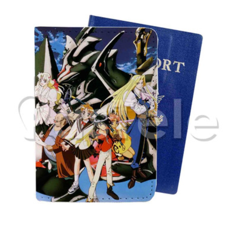 The Vision of Escaflowne Custom PU Leather Passport Travel Baggage Cover