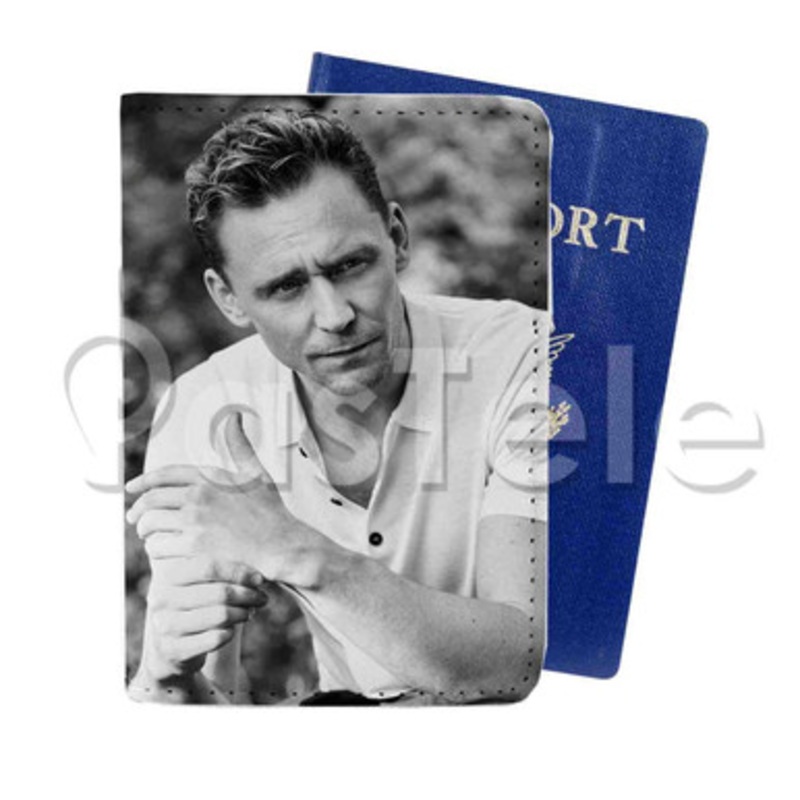 Tom Hiddleston Custom PU Leather Passport Travel Baggage Cover