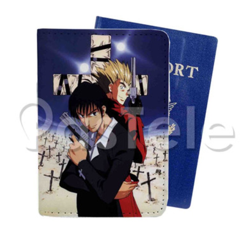 Trigun Custom PU Leather Passport Travel Baggage Cover