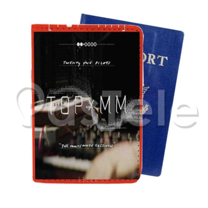 Twentu One Pilots TOPx MM Custom PU Leather Passport Travel Baggage Cover