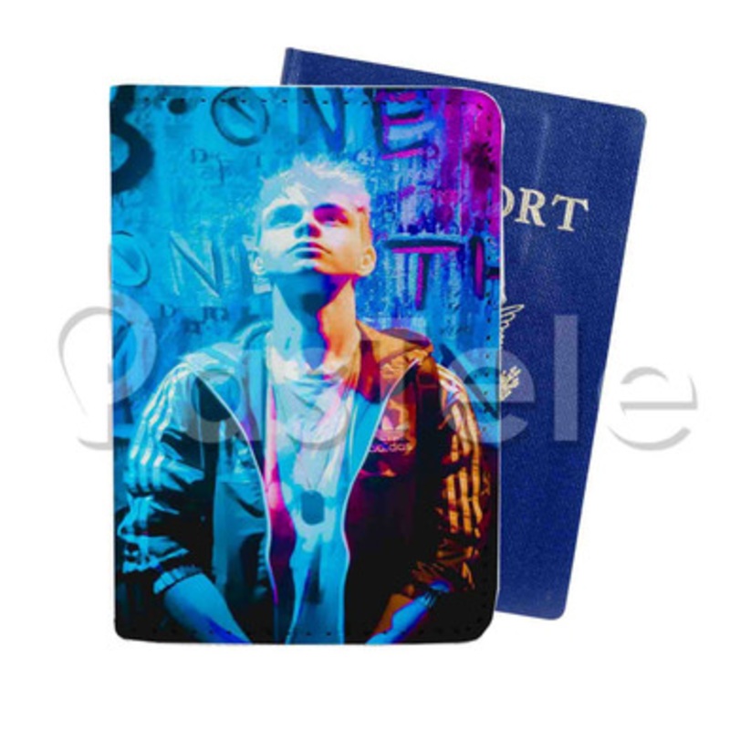 Why Dont We Corbyn Benson Custom PU Leather Passport Travel Baggage Cover