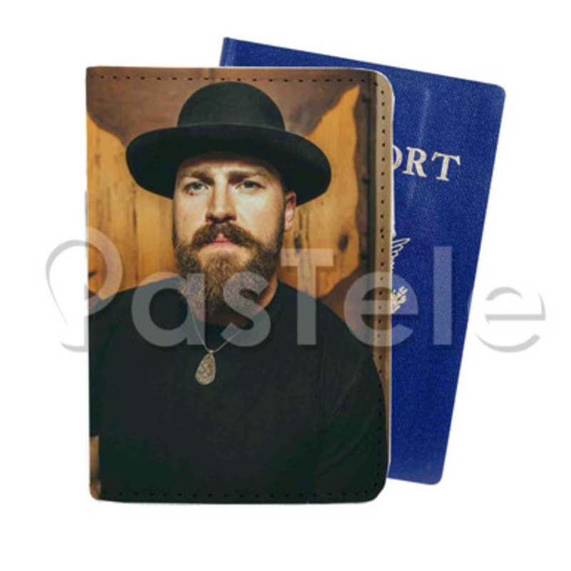 Zac Brown Custom PU Leather Passport Travel Baggage Cover