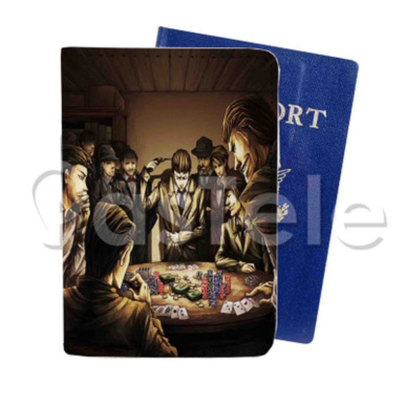 Baccano Custom PU Leather Passport Travel Baggage Cover