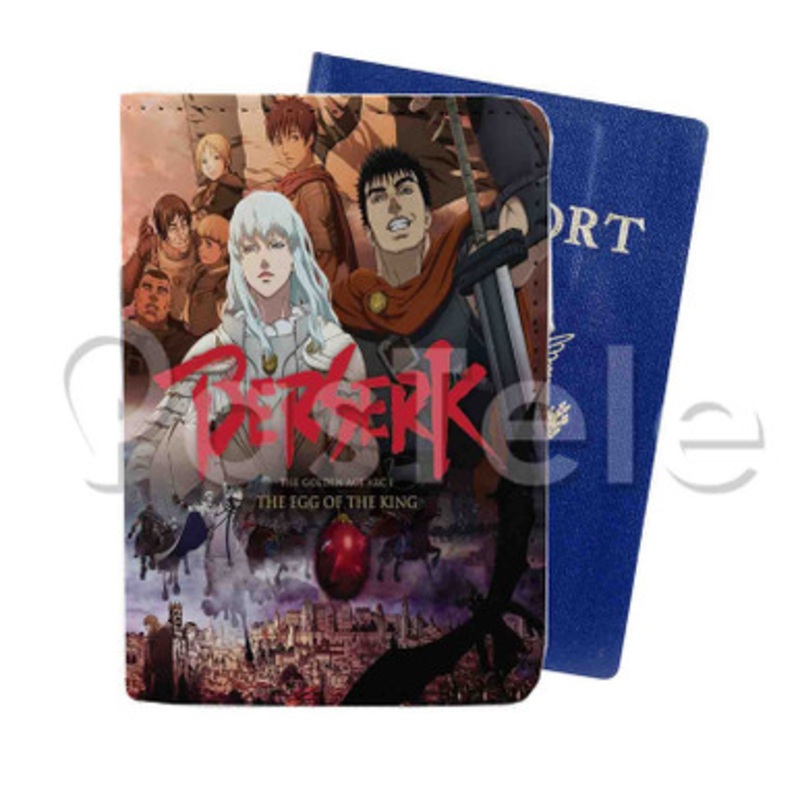 Berserk The Golden Age Arc I The Egg of the King Custom PU Leather Passport Travel Baggage Cover