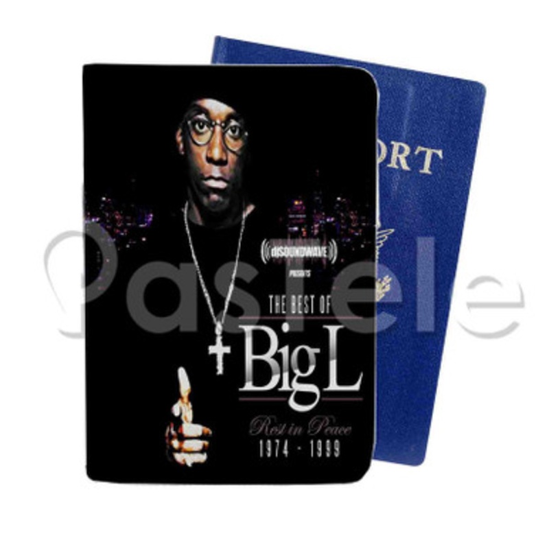 Big L Custom PU Leather Passport Travel Baggage Cover