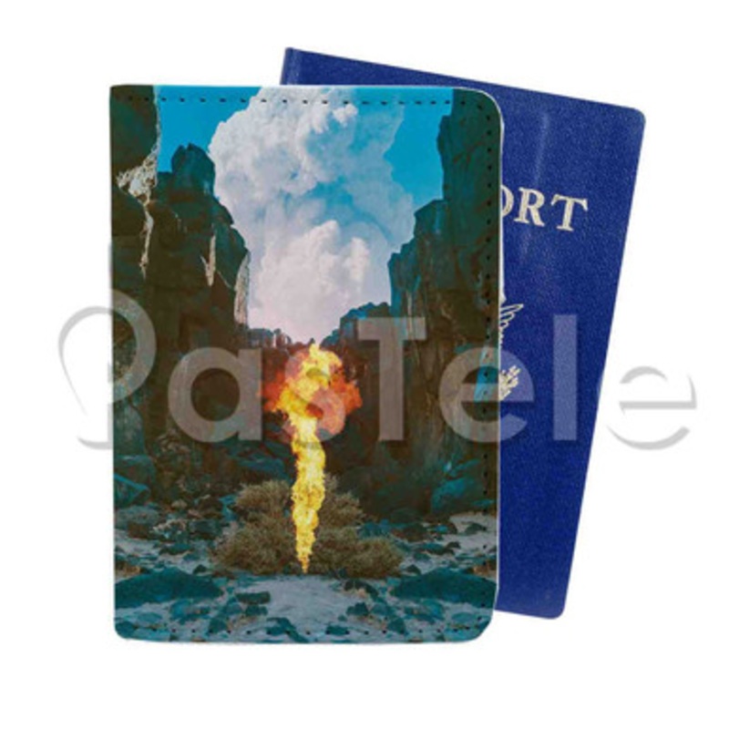 Bonobo Break Apart Custom PU Leather Passport Travel Baggage Cover