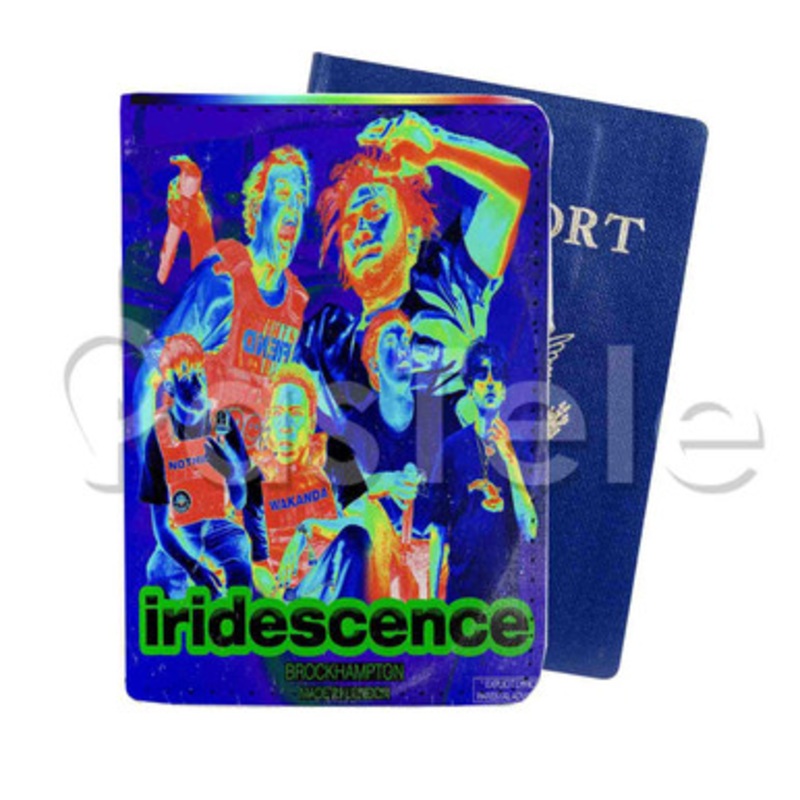 Brockhampton Iridescence Matt 2 Custom PU Leather Passport Travel Baggage Cover