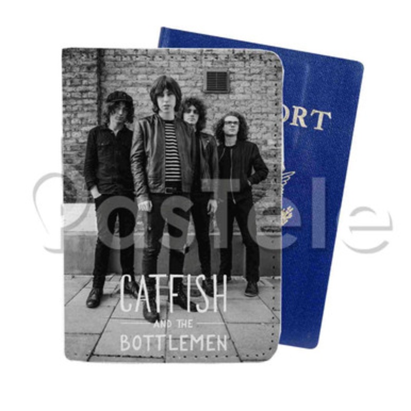 Catfish and the Bottlemen Custom PU Leather Passport Travel Baggage Cover