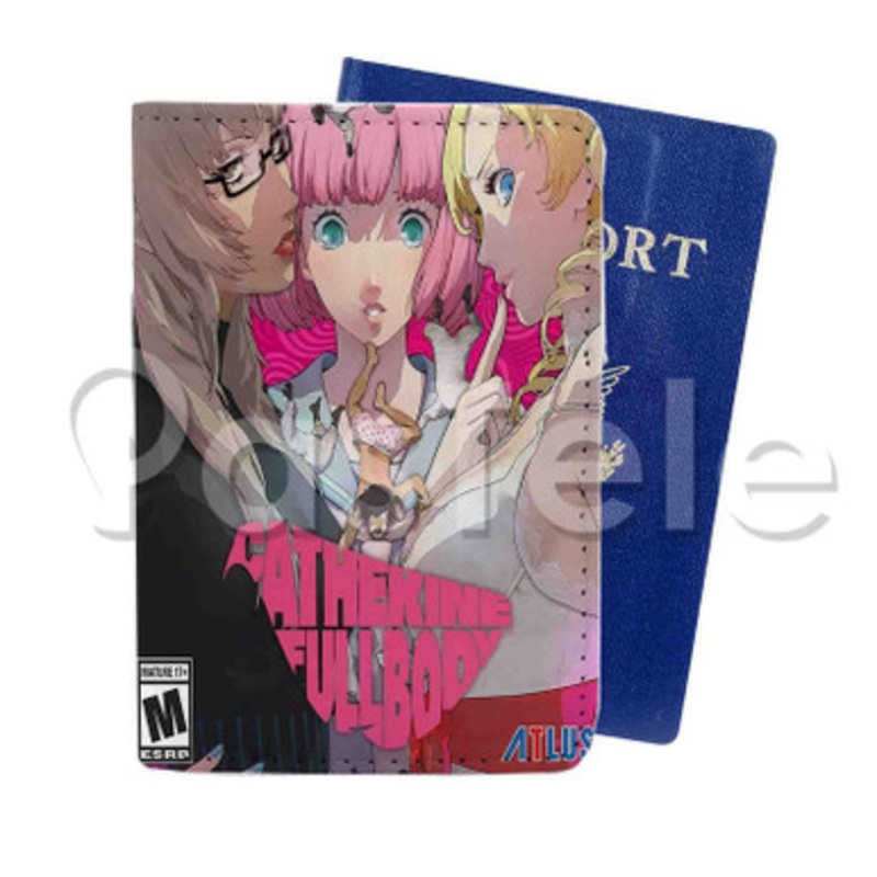 Catherine Full Body Custom PU Leather Passport Travel Baggage Cover