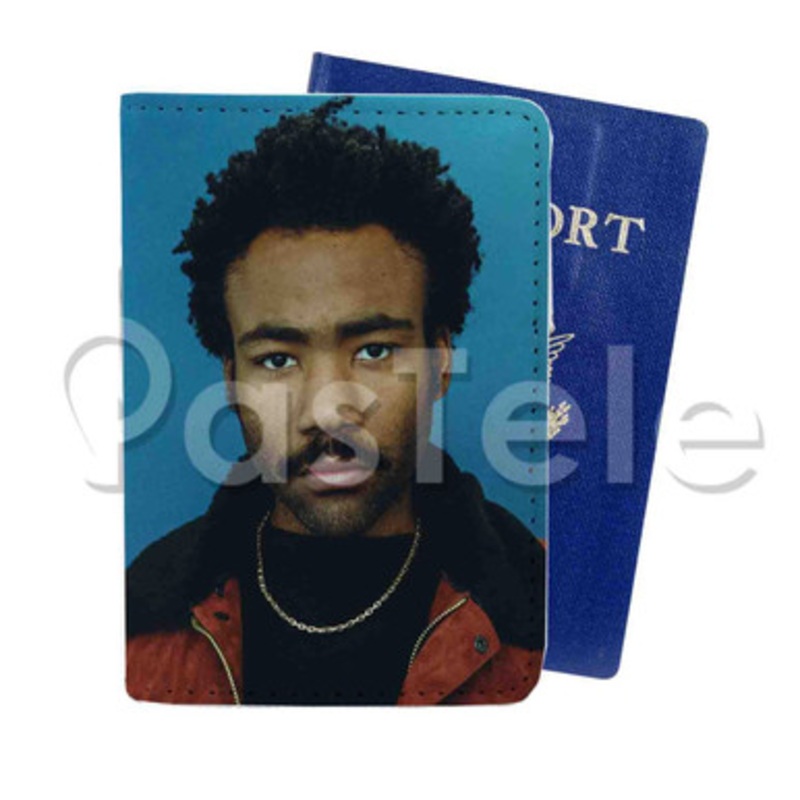Childish Gambino Redbone Custom PU Leather Passport Travel Baggage Cover