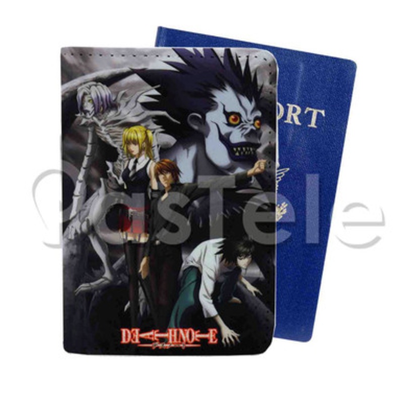 Death Note Custom PU Leather Passport Travel Baggage Cover