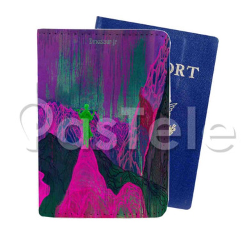 Dinosaur Jr Custom PU Leather Passport Travel Baggage Cover