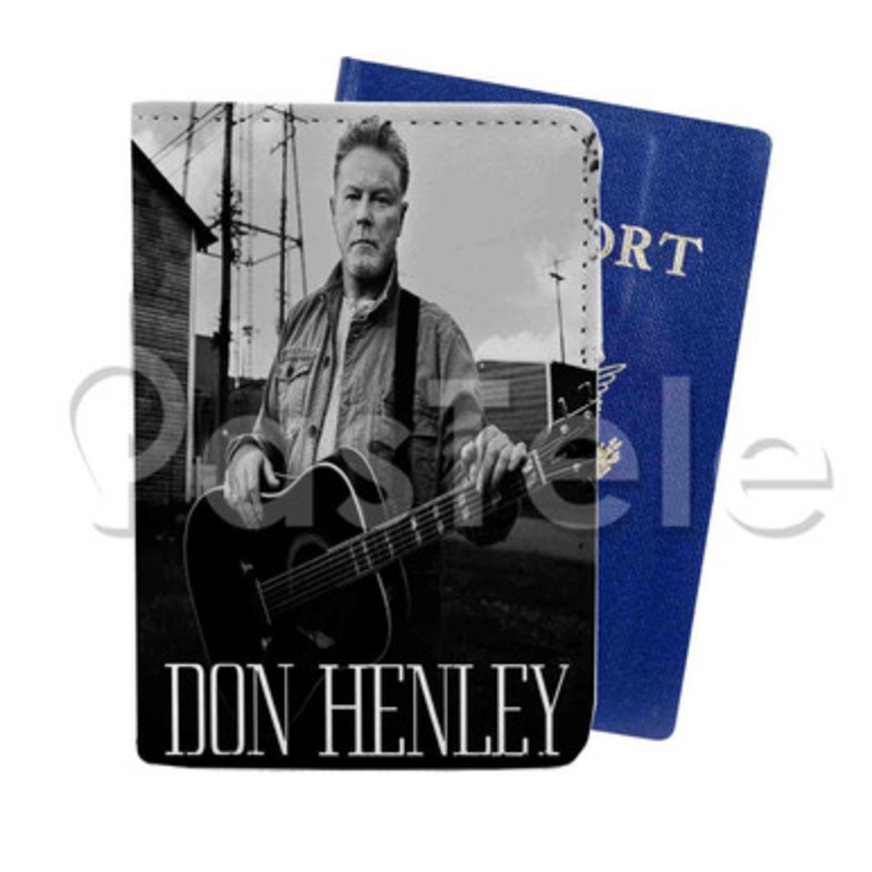 Don Henley Custom PU Leather Passport Travel Baggage Cover