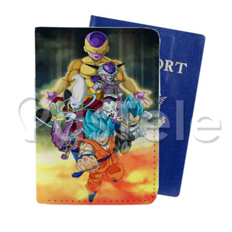 Dragon Ball Super Custom PU Leather Passport Travel Baggage Cover