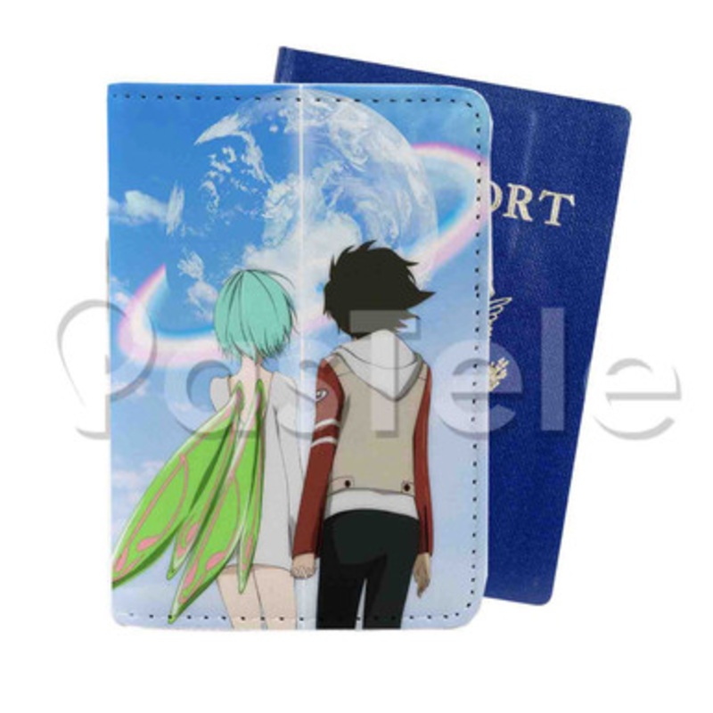 Eureka Seven 2 Custom PU Leather Passport Travel Baggage Cover
