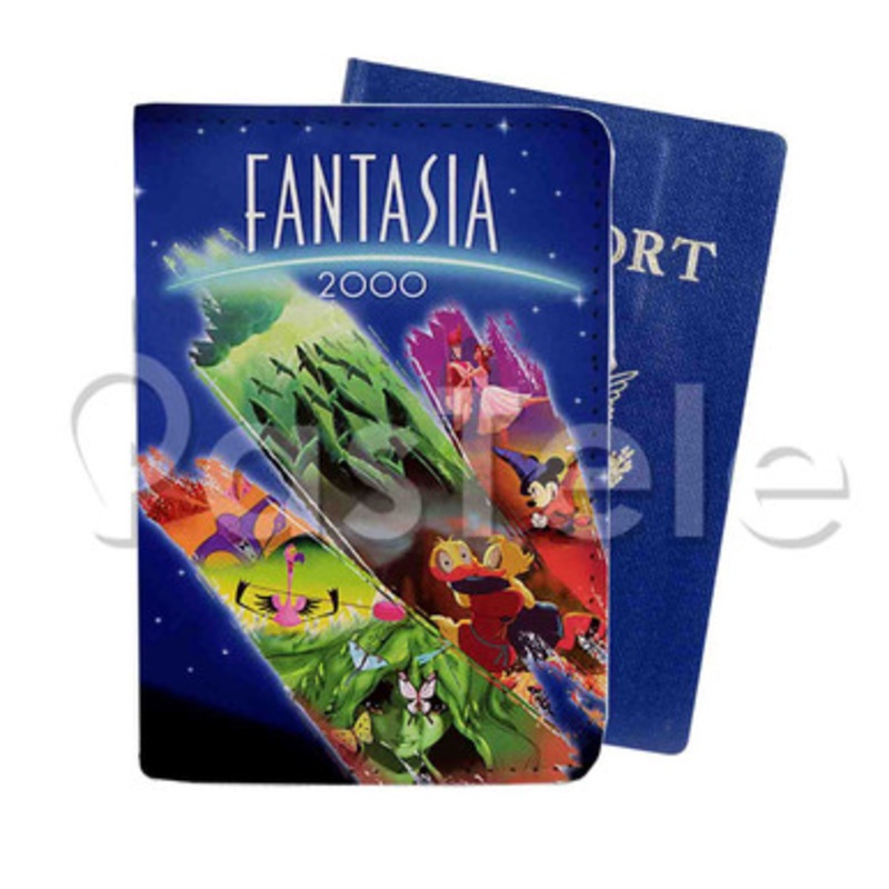 Fantasia 2000 Custom PU Leather Passport Travel Baggage Cover