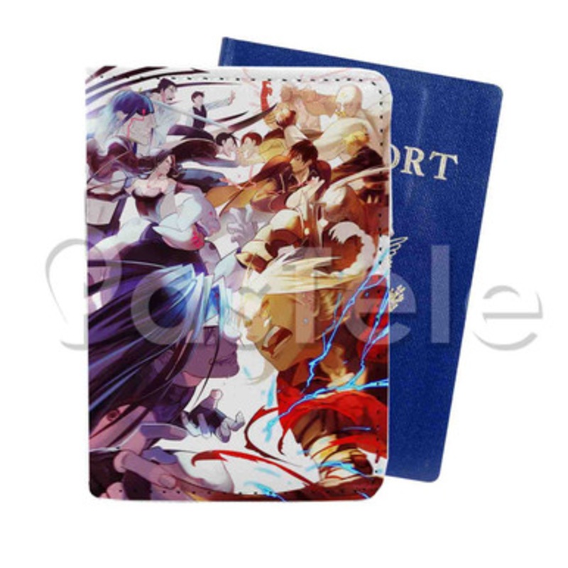 Full Metal Alchemist Custom PU Leather Passport Travel Baggage Cover