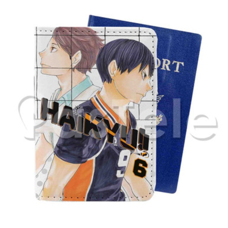 Haikyu Volume 6 Custom PU Leather Passport Travel Baggage Cover