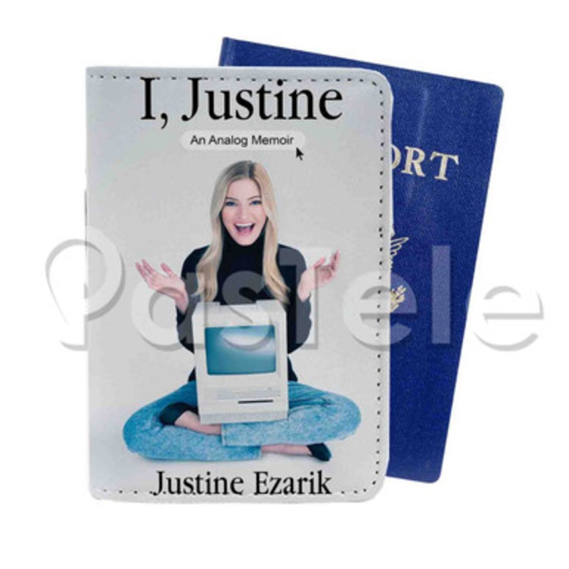 Ijustine Custom PU Leather Passport Travel Baggage Cover