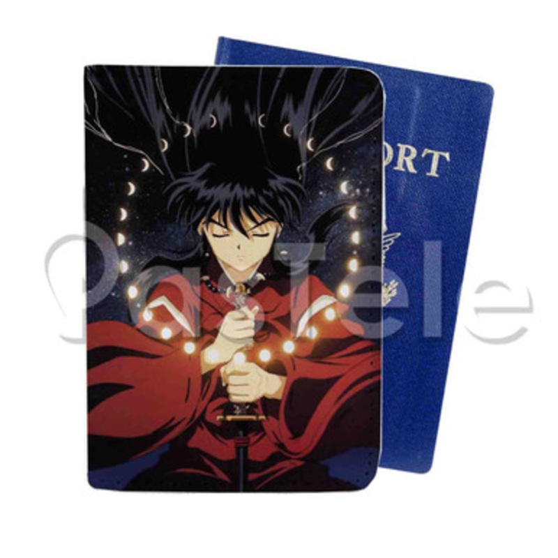Inu Yasha Custom PU Leather Passport Travel Baggage Cover