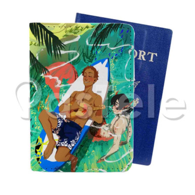 Keith and Lance Voltron Legendary Defender Custom PU Leather Passport Travel Baggage Cover