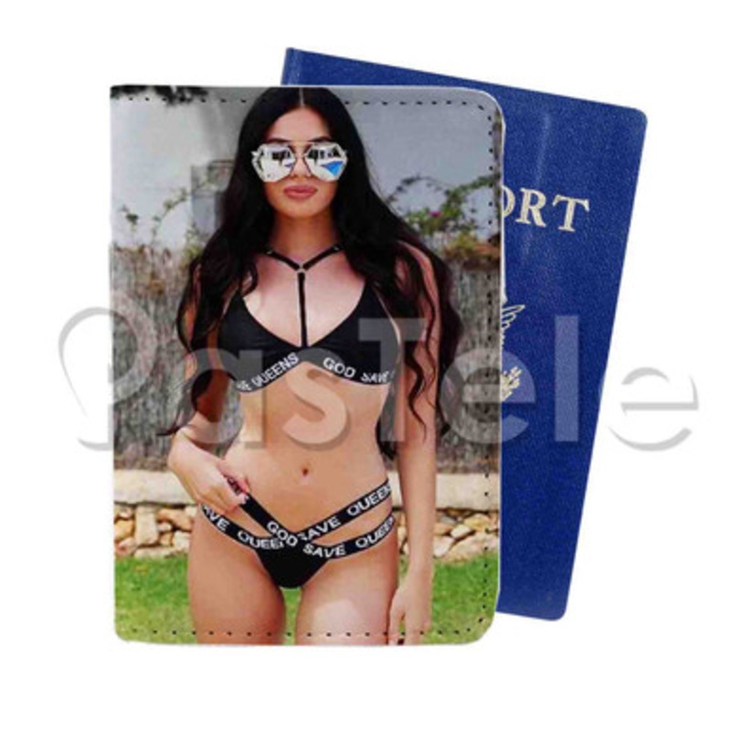 Kylie Jenner God Save Queen Custom PU Leather Passport Travel Baggage Cover