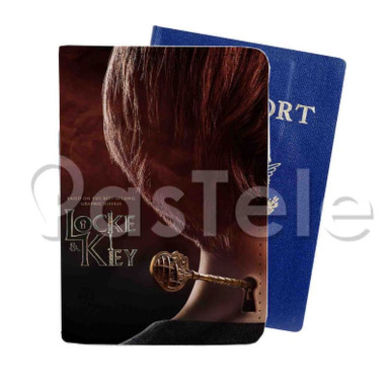 Locke and Key Custom PU Leather Passport Travel Baggage Cover