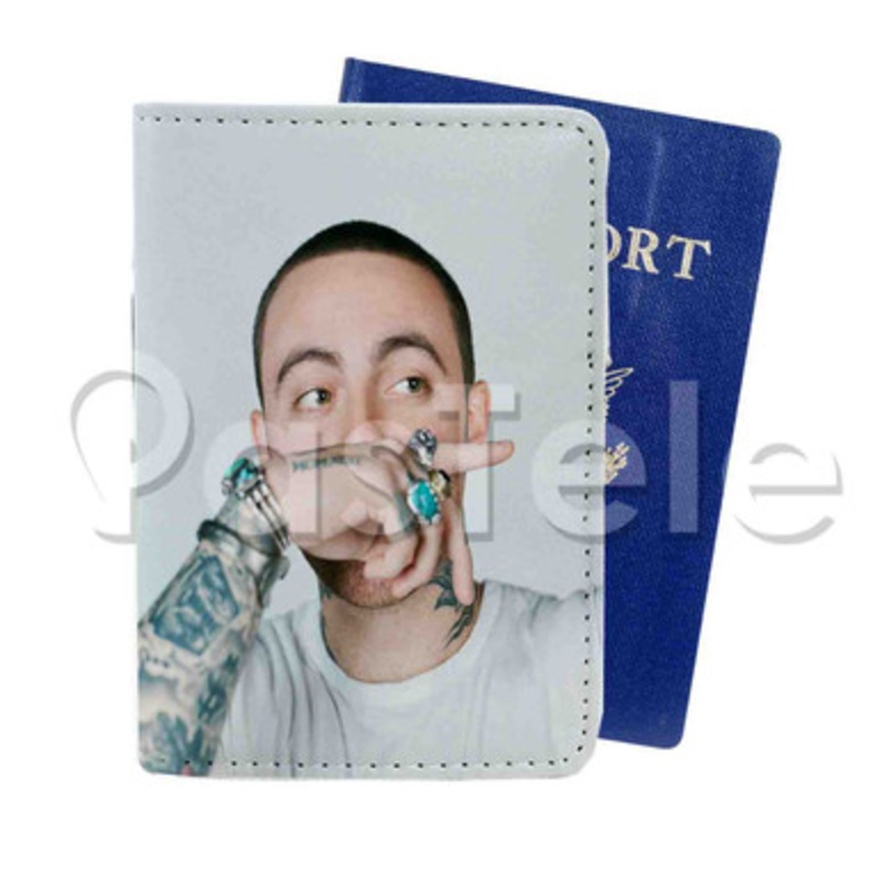 Mac Miller Custom PU Leather Passport Travel Baggage Cover