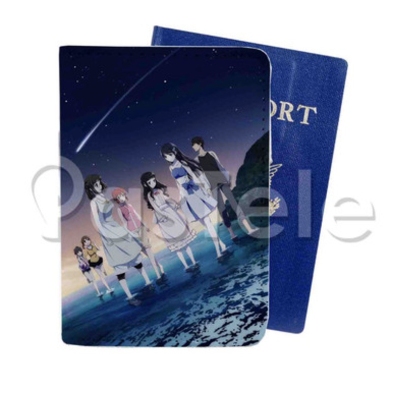 Mahouka Koukou no Rettousei Movie Hoshi wo Yobu Shoujo Custom PU Leather Passport Travel Baggage Cov