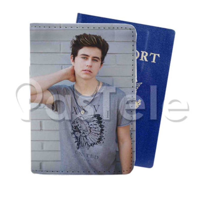 Nash Grier Custom PU Leather Passport Travel Baggage Cover
